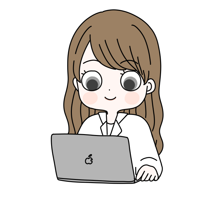 女性がパソコンを触ってる様子